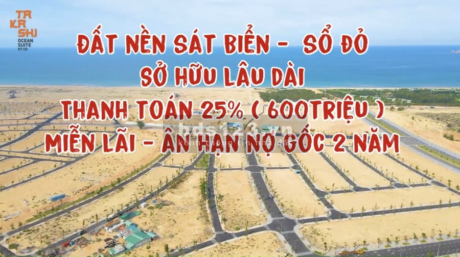Đất nền ven biển Thành phố Quy Nhơn - Nhơn Hội New City giá bán 30 triệu/m2