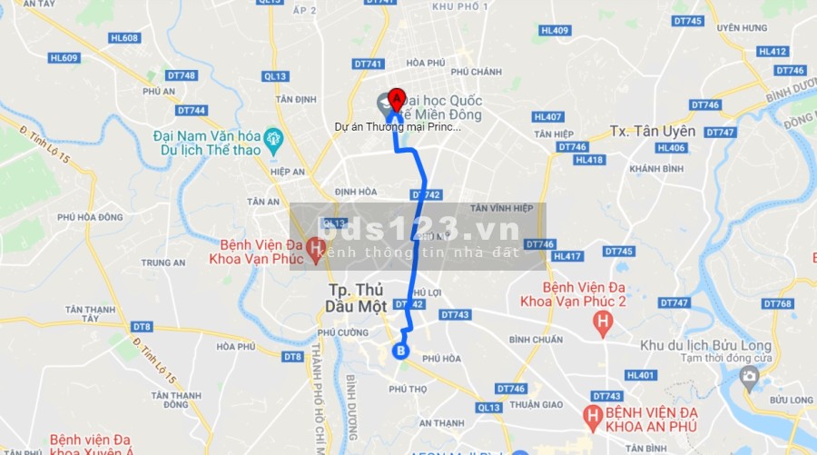 Bán nhà phố MẶT TIỀN dự án Prince Town thành phố mới Bình…