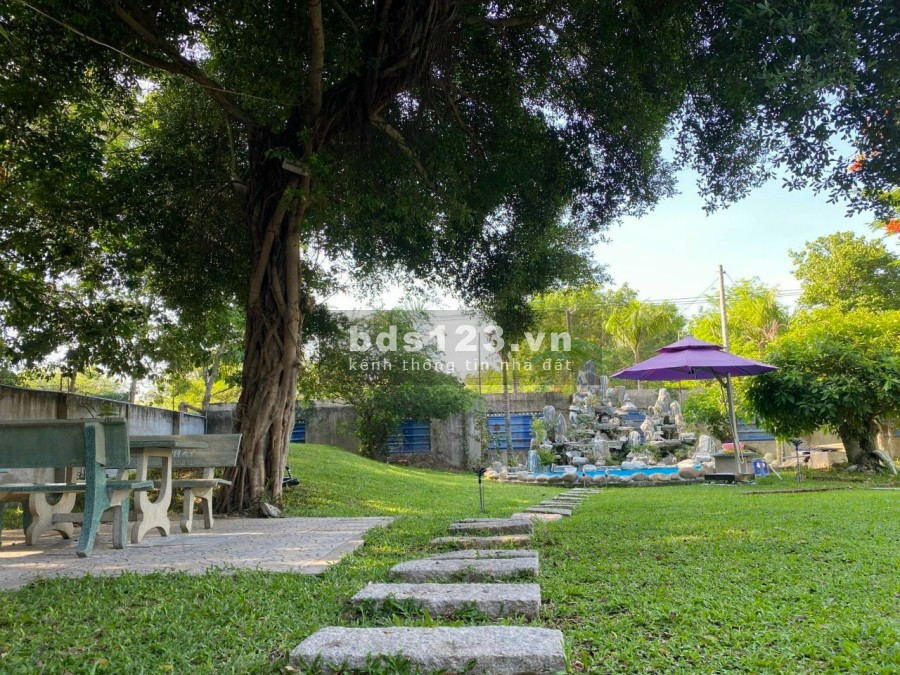 Biệt thự mặt tiền đường Bến Đình xã An Nhơn Tây xác Tỉnh Lộ 7 DT 5000m2 có 3000 thổ cư