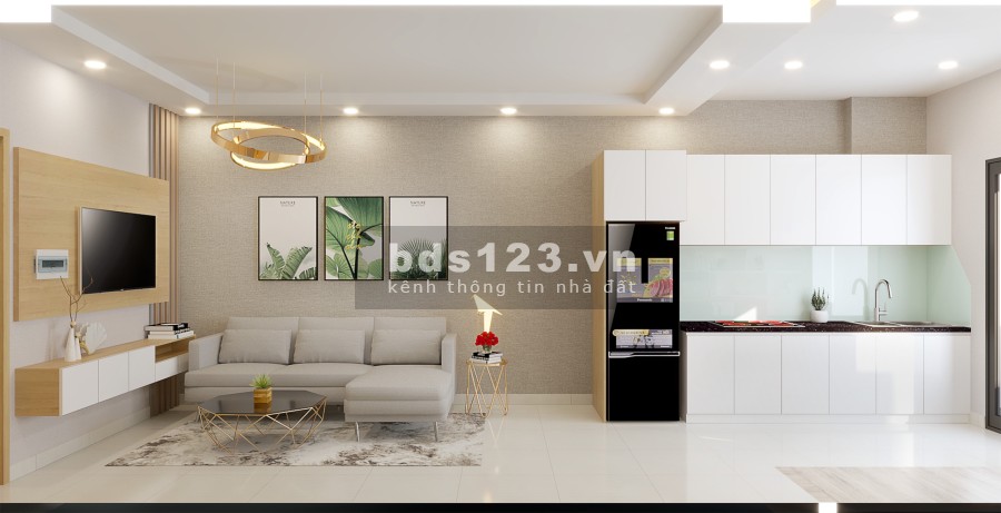 Căn hộ Tecco Home ngay khu Vsip1, 3PN, diện tích sử dụng 75m2, đang hoàn thiện bàn giao
