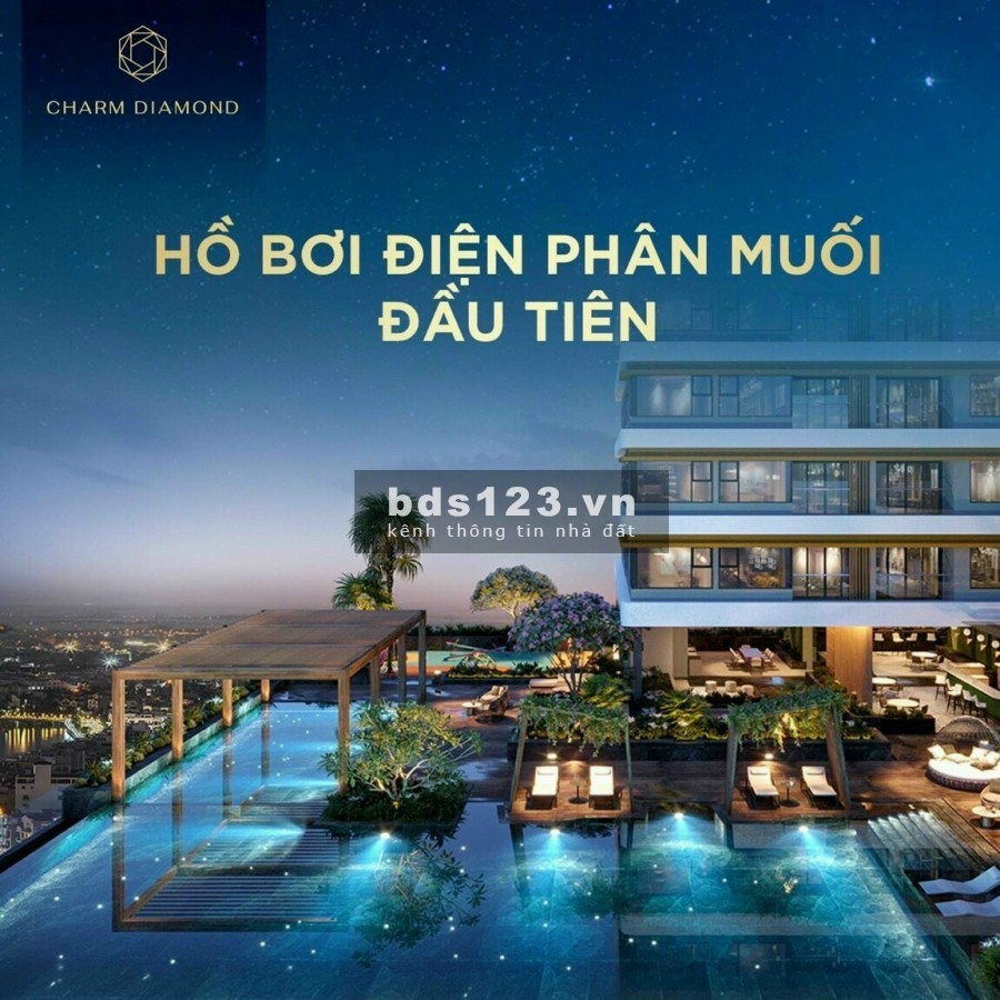 Chỉ cần 350-500 triệu bạn có thể sở hữu ngay căn hộ cao cấp Charm Diamond nhiều ưu đãi