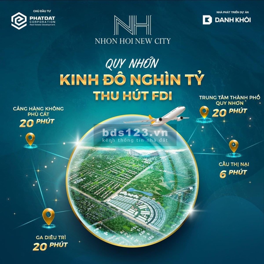 Đất nền ven biển Nhơn Hội New City mặt tiền sở hữu lâu dài cam kết lợi nhuận, chiết khấu cao
