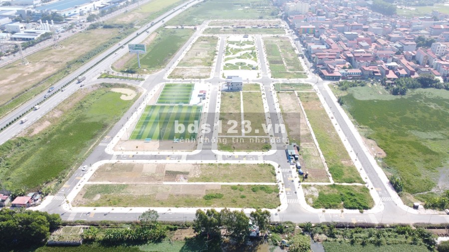 Đất nền Long Châu mặt quốc lộ 18, sát KCN Yên Phong Bắc Ninh,, chỉ từ 1,5 tỷ/lô 100m2
