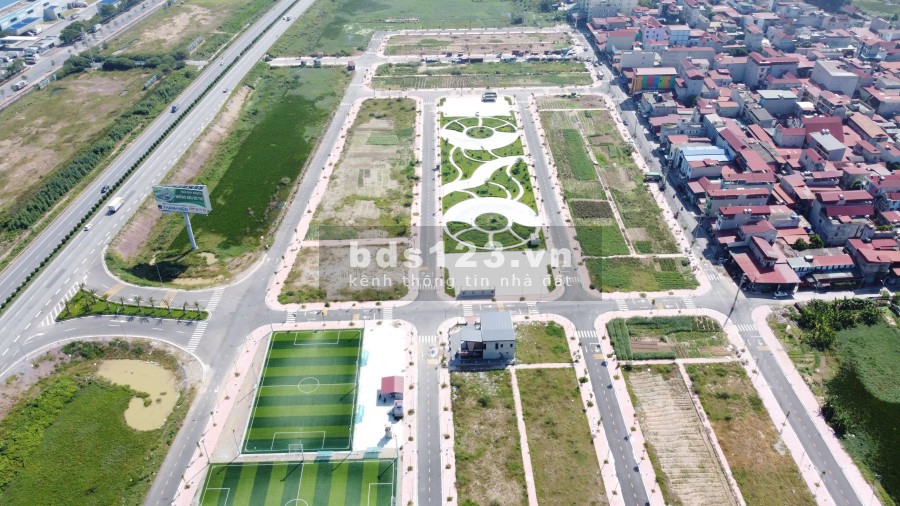Đất nền Long Châu mặt quốc lộ 18, sát KCN Yên Phong Bắc Ninh,, chỉ từ 1,5 tỷ/lô 100m2