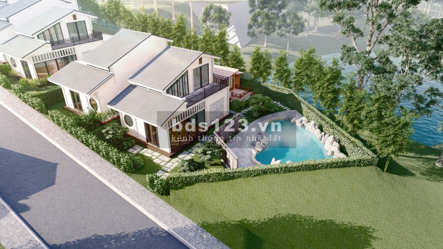 Resort Khu Biệt Thự Nghỉ Dưỡng - Hòa Bình giá bán 3 tỷ, bàn giao đủ nội thất đạt chuẩn