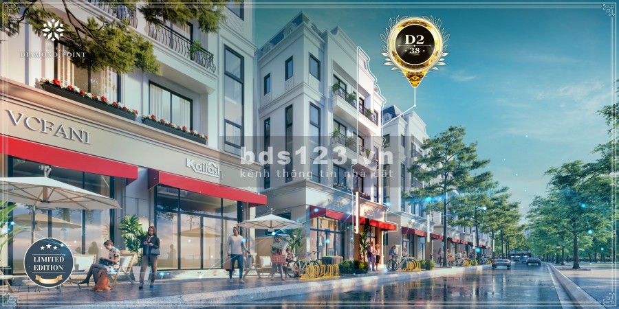 Bán Liền kề và Biệt Thự dự án The Diamond Point, Phúc Đồng, Long Biên
