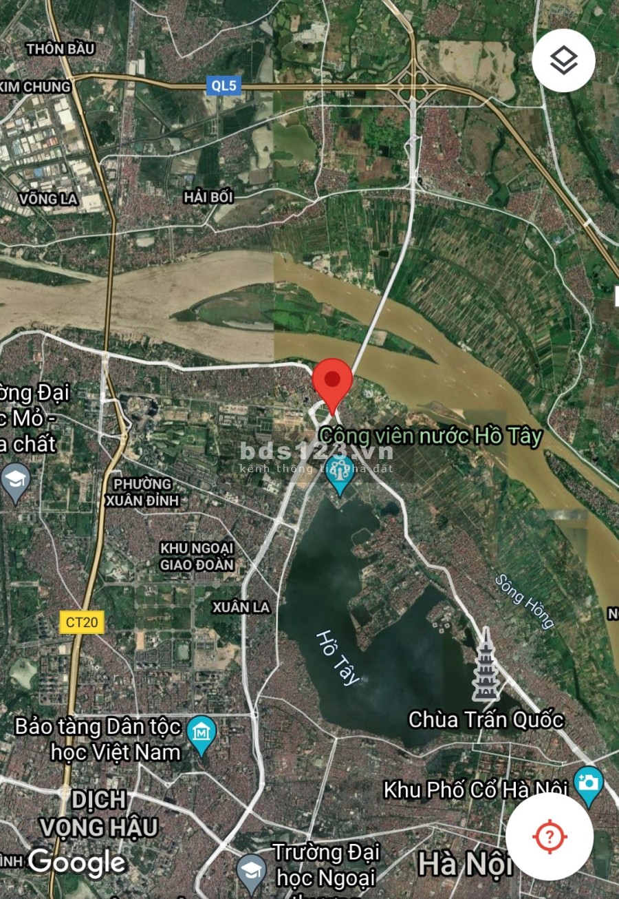 Bán toà nhà đường Võ Chí Công, mặt tiền 17m diện tích sử dụng 279m2, 7 tầng, 2 mặt tiền