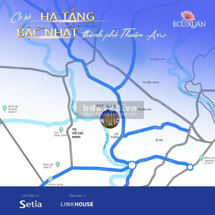 Eco Xuân Lái thiêu tiềm năng cho thuê căn hộ sáng giá tại Bình Dương, pháp lý đầy đủ