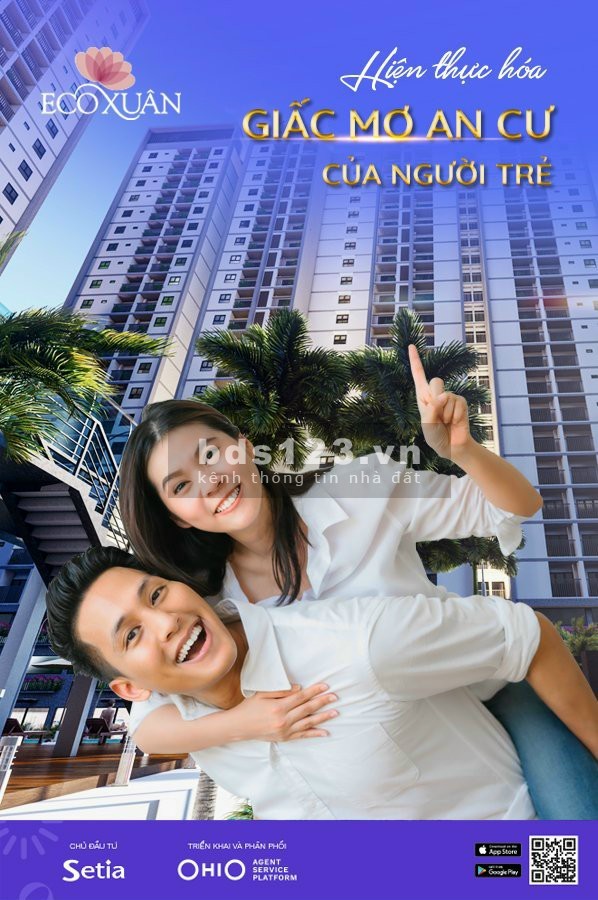 Eco Xuân Lái thiêu tiềm năng cho thuê căn hộ sáng giá tại Bình Dương, pháp lý đầy đủ