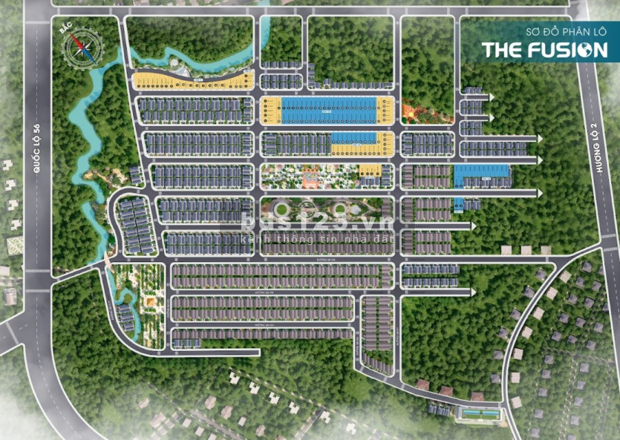 The Fusion đất nền biệt thự 100% thổ cư liềnn kề khu công nghiệp Sonadezi Châu Đức