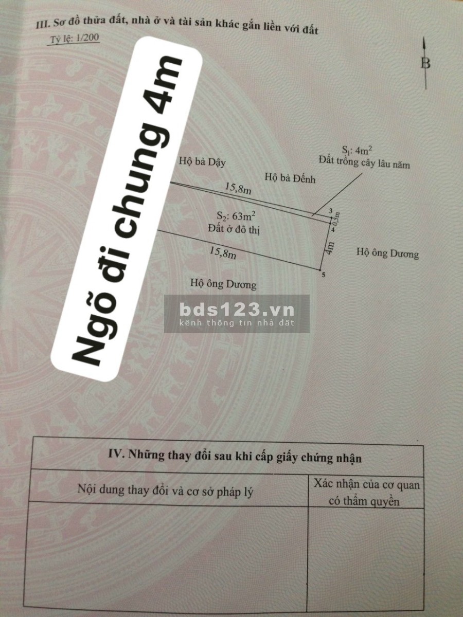 Bán đất Tràng Cát dt 67,5m2 ngõ rộng 4m oto đỗ cửa giá siêu mềm.
