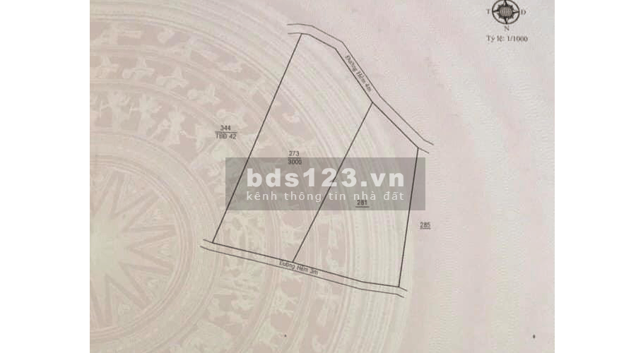 Đất đường Xuân Diệu, Lộc Châu 2 mặt tiền đường