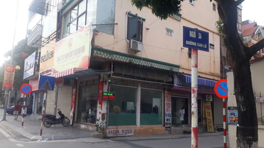Bán 2 căn nhà 2 mặt tiền đường Cao Lỗ, thị trấn Đông Anh, DT85m2, Giá 33 tỷ LH 0976651316