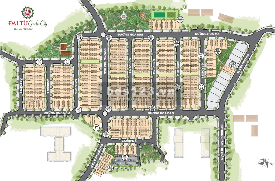 ĐẠi TỪ Garden City Từ hơn 800tr/nền có sổ đỏ. Giá tốt nhất hiện nay