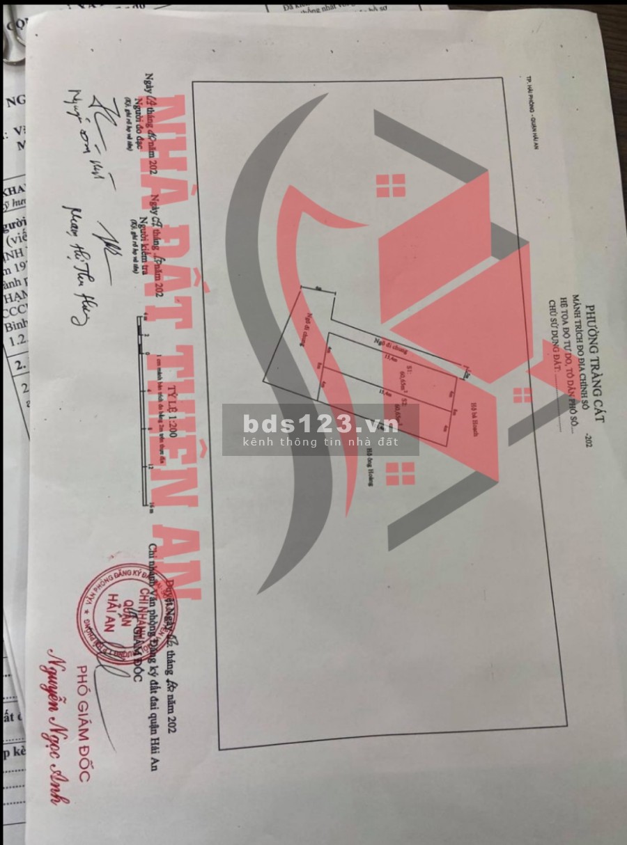 Bán gấp 2 lô đất ngõ 223 Cát Linh giá chỉ 1 tỷ xxx diện tích 60.65m2