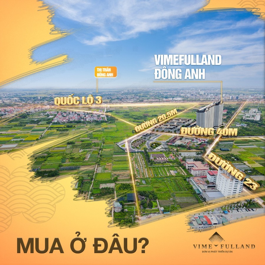 Shophouse, Liền kề trung tâm hành chính Đông Anh, pháp lý đầy đủ, đầu tư sinh lời