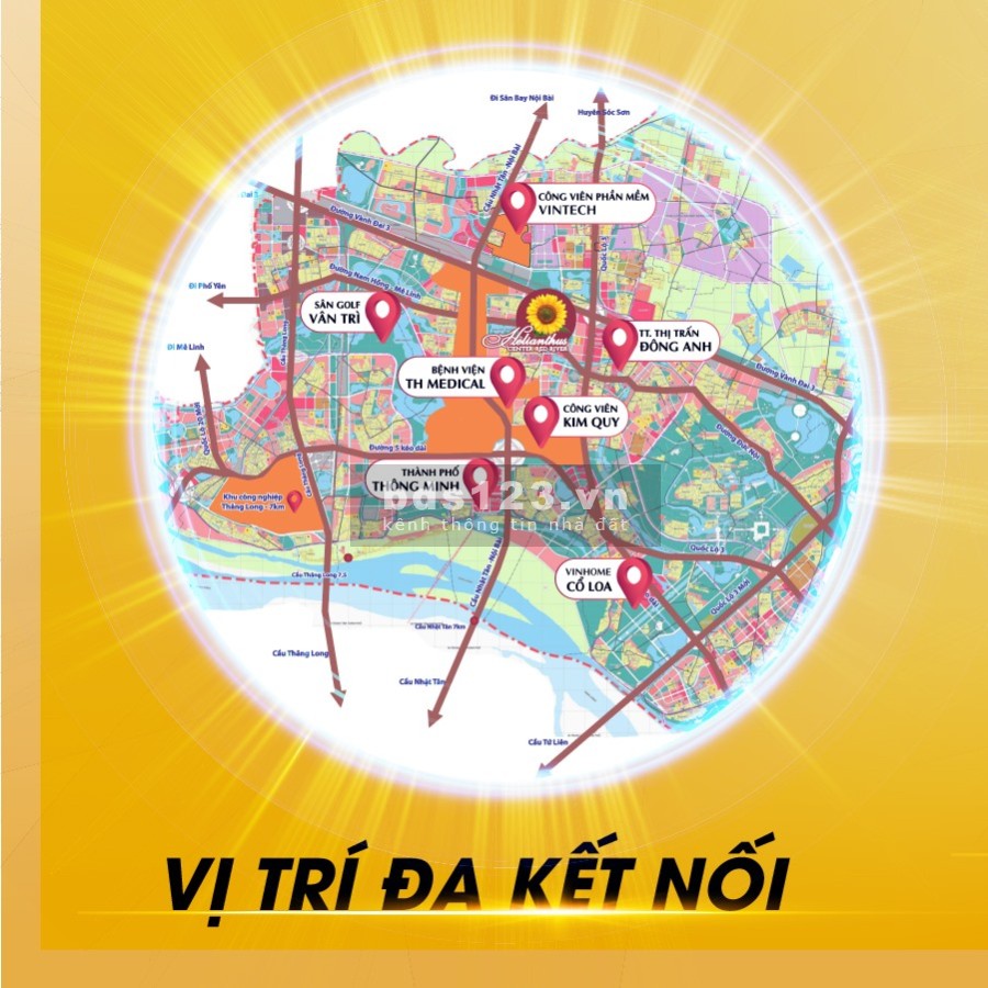 HelianthusCenterRedRiver Vimefulland Đông Anh GÓP PHẦN VÀO DIỆN MẠO TỶ ĐÔ CỦA ĐÔNG ANH