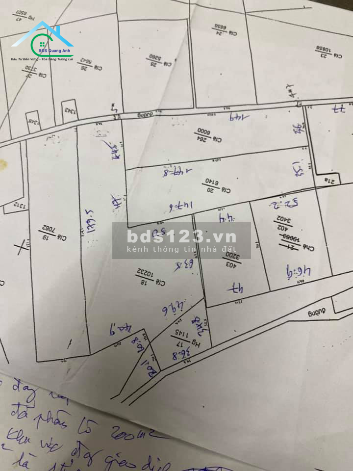 Bán thửa đất tại trung tâm TP. Bảo Lộc, phường Lộc Tiến 13.100m2 134 Phố Phùng Hưng