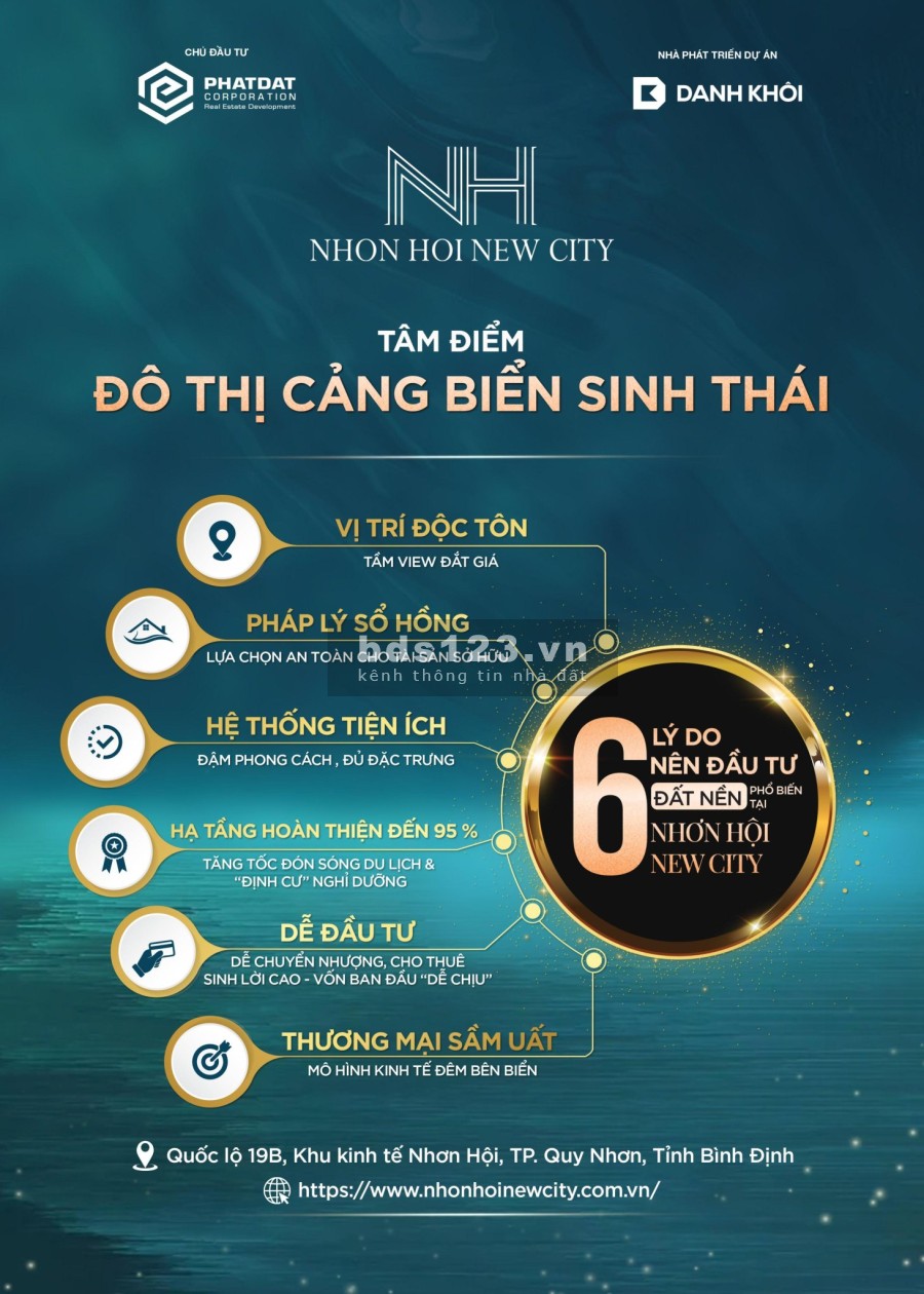 Đất nền ven biển sở hữu lâu dài 100% có sổ tại Quy Nhơn