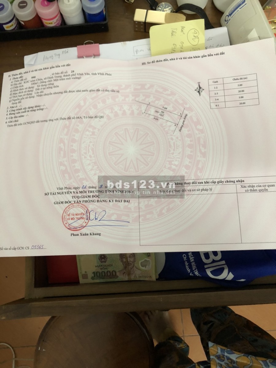 ĐẤT XÓM CHÙA ĐỊNH TRUNG VĨNH YÊN FULL THỔ CƯ