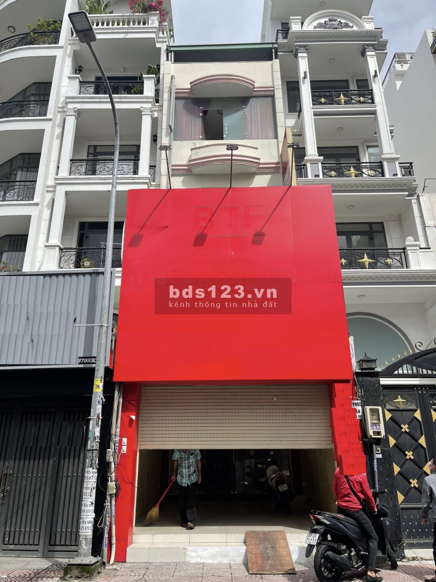 Mặt Tiền Nguyễn Văn Đậu 4.3x24m, trệt, 4lầu, 7phòng 30m2.