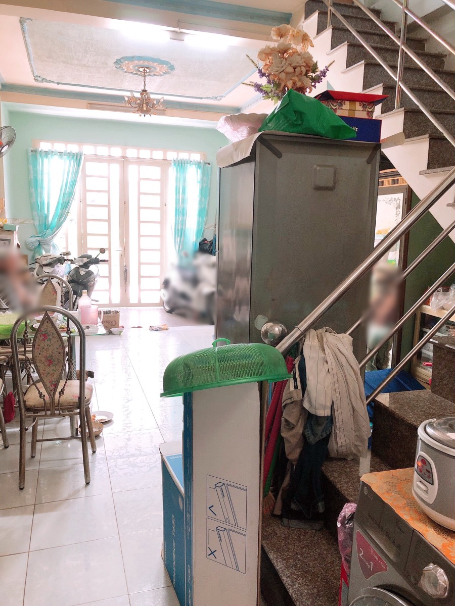 Bán nhà 1 sẹc, 1 lầu đúc hẻm 184 đường Âu Dương Lân F3 Quận 8, sổ hồng riêng giá 5.2 tỷ
