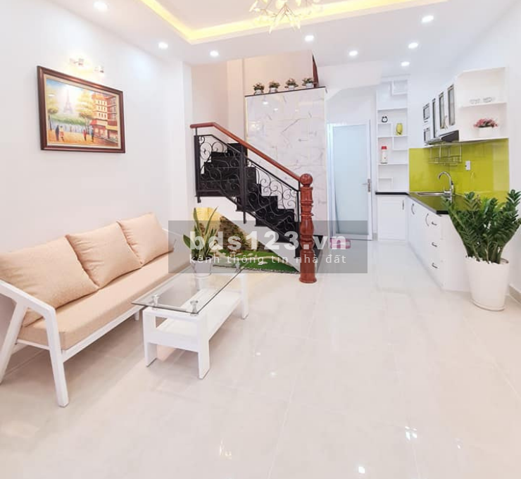 Nhà Mới 4 Tầng BTCT, HXH Nguyễn Thượng Hiền, P.6, Quận Bình Thạnh SD 96m2 giá 4,15 tỷ