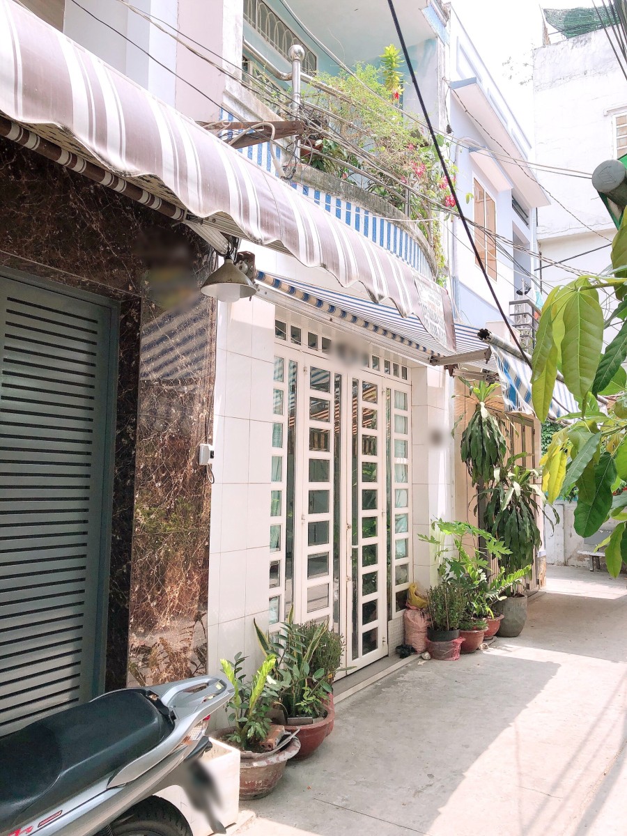 Bán nhà 1 sẹc, 1 lầu đúc hẻm 184 đường Âu Dương Lân F3 Quận 8, sổ hồng riêng giá 5.2 tỷ