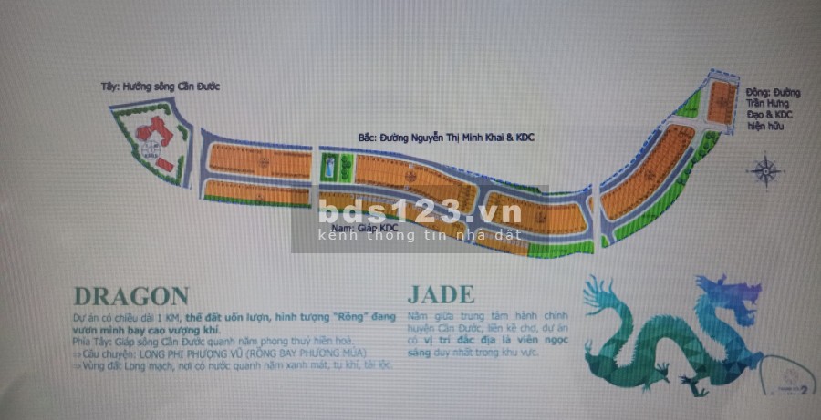 Bán đất nền dự án J-Dragon, MT Trần Hưng Đạo, Cần Đước, Long An, giá 18tr/m2, CK 15%