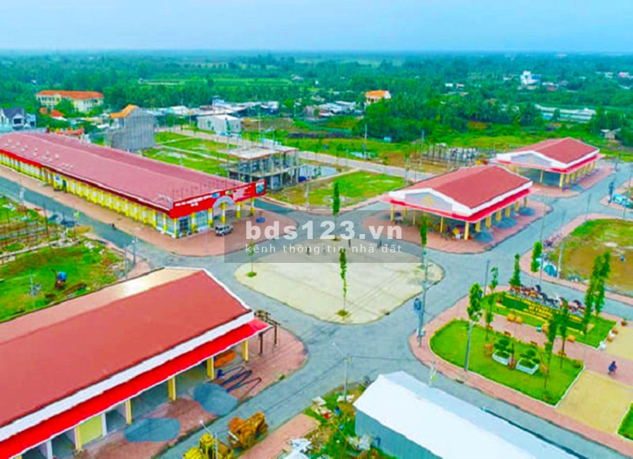 Đất nền mặt tiền chợ khu đô thị mới - 100% thổ cư - Sổ riêng từng nền chiết khấu khủng