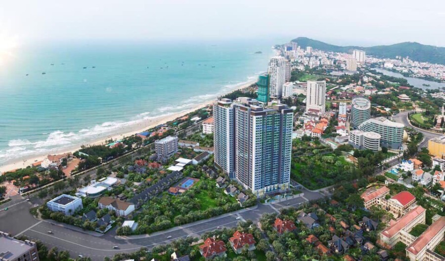 Sở hữu căn hộ biển Vũng Tàu giá chỉ 1,9 tỷ/ căn 53m2 1 phòng ngủ, tầng cao view thoáng mát