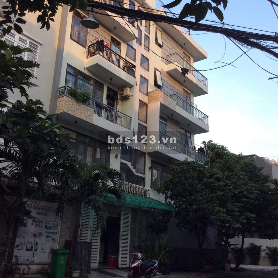 Bán CHDV Lê Văn Thọ, 183m2, 6 lầu, 48 phòng khép kín, view góc 2 mặt HXT, 22 tỷ.