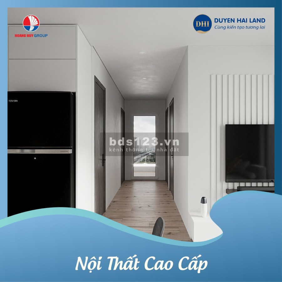 Chỉ 1,5 tỷ đồng sở hữu ngay căn hộ 2 ngủ Hoàng Huy Grand Tower kết nối thuận tiện, tiềm năng tăng giá tốt.
