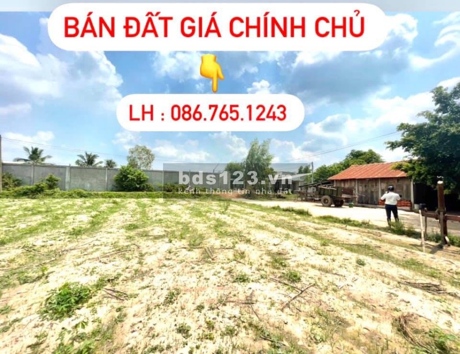Cần ta gấp đất đẹp thổ cư giá rẻ 295 triệu, liên hệ 086.765.1243 khu dân cư đông đúc, giá tốt