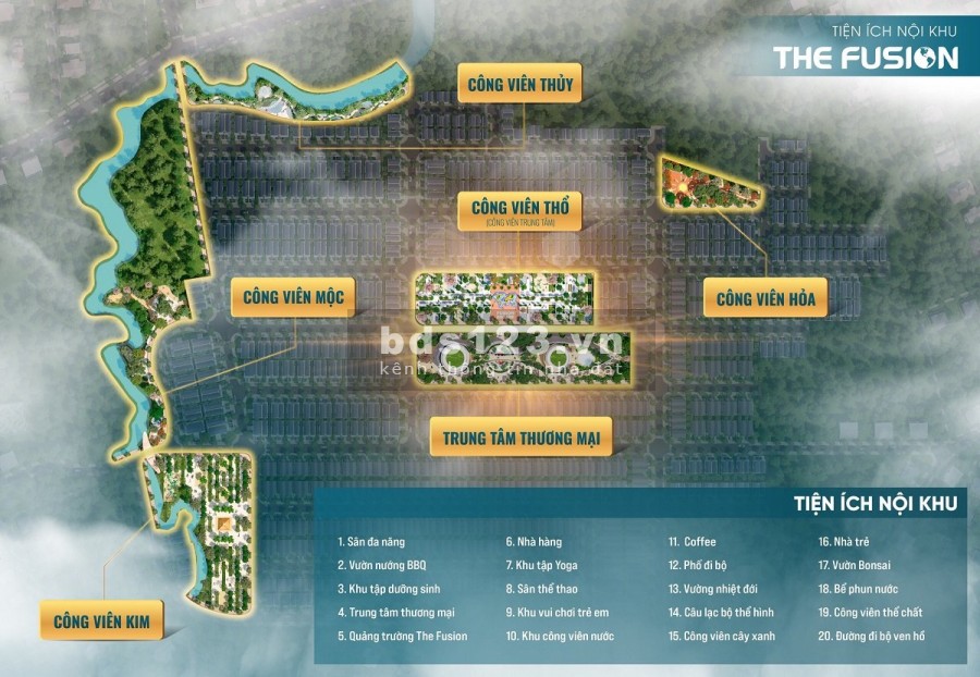 Dự án The Fusion Châu Đức Vũng Tàu tiện ích đầy đủ, giá tốt, bàn giao sổ ngay