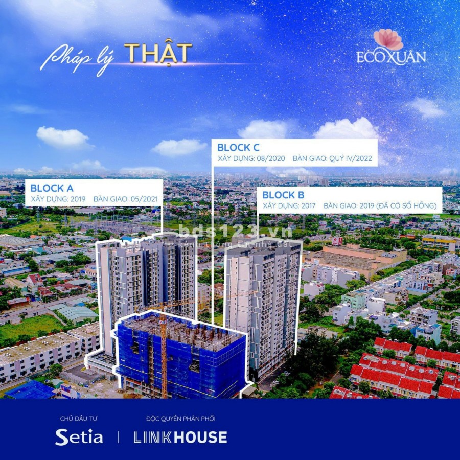 Chung cư Eco Xuân Lái Thiêu giá bán và cho thuê [10/2021] liên hệ 0908962611, sổ sẵn