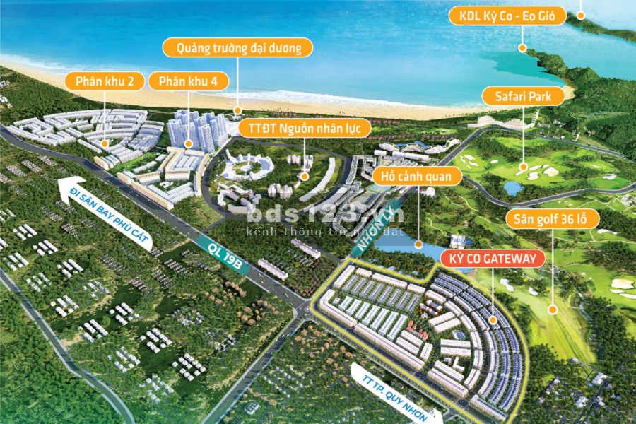 Thành phố mới nhơn hội "miền đất hứa" thu hút đầu tư 699tr