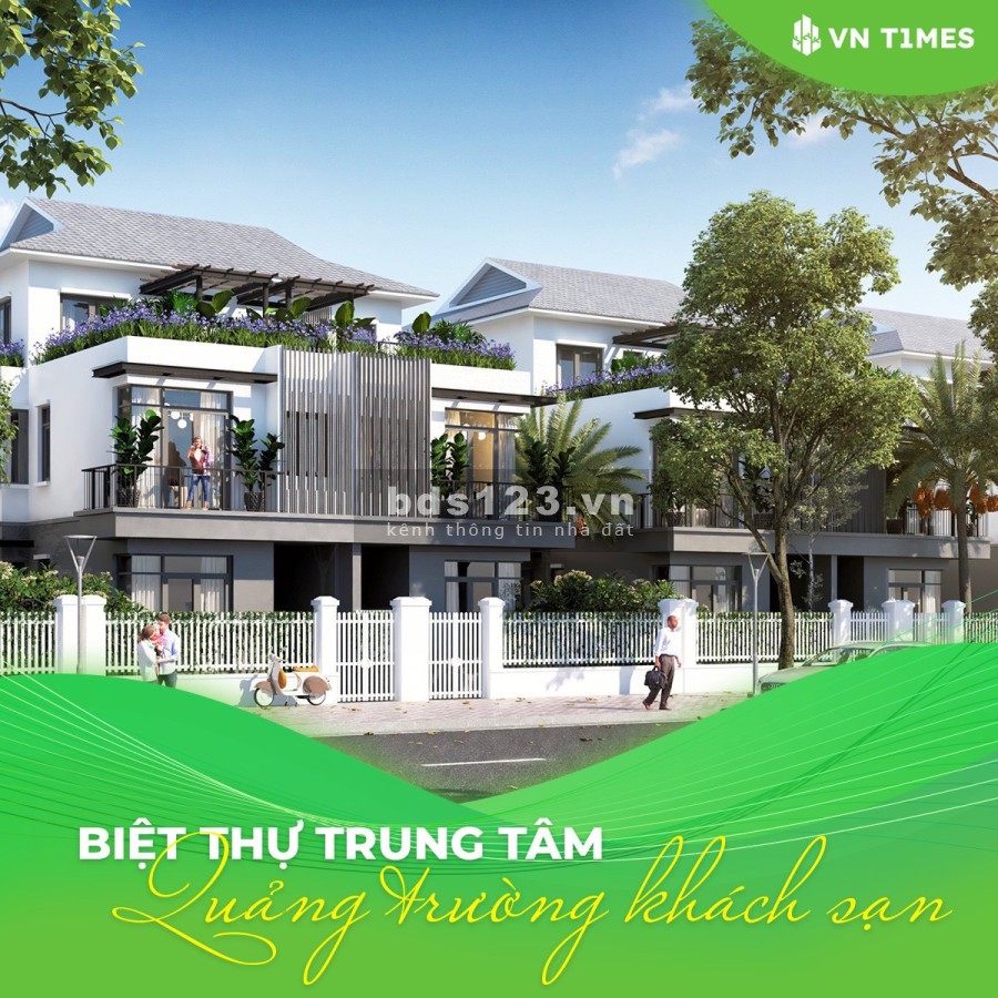 Duy nhất 2 căn Biệt Thự Song Lập View Khách sạn 25 tầng biệt thự Đảo tiện ích đầy đủ