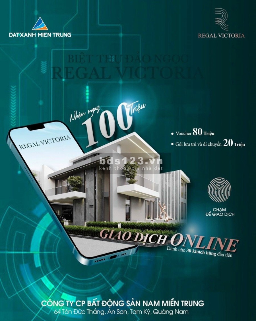 Bán nhà liền kề Ốc Đảo siêu sang Quốc Tế dự án Regal Victoria, chiết khấu cao, lhcc