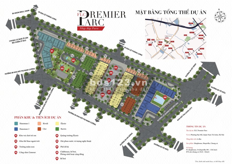 Bán biệt thự đẹp nhất FLC Premier Park Nam Từ Liêm, view công viên, giá bán chỉ 14.5 tỷ