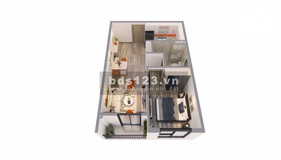 Chính chủ bán căn 1PN 1VS 48m2 dự án T&T Định Công, gần bến xe Giáp Bát, ĐH Bách Khoa, Xây Dựng, Kinh Tế