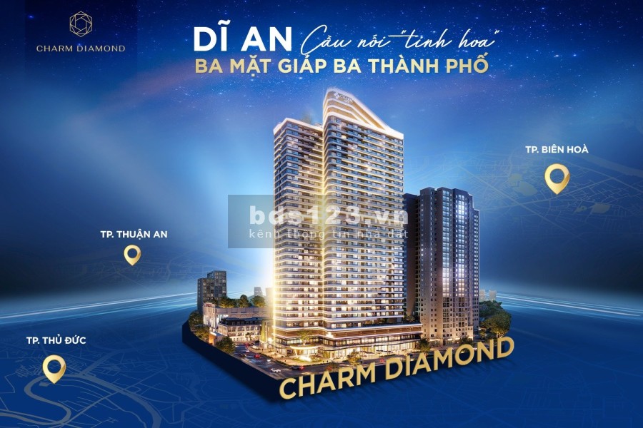 Booking Charm Dimond gia đoạn đầu chiết khấu khủng tăng giá sinh lời tốt, bàn giao ngay