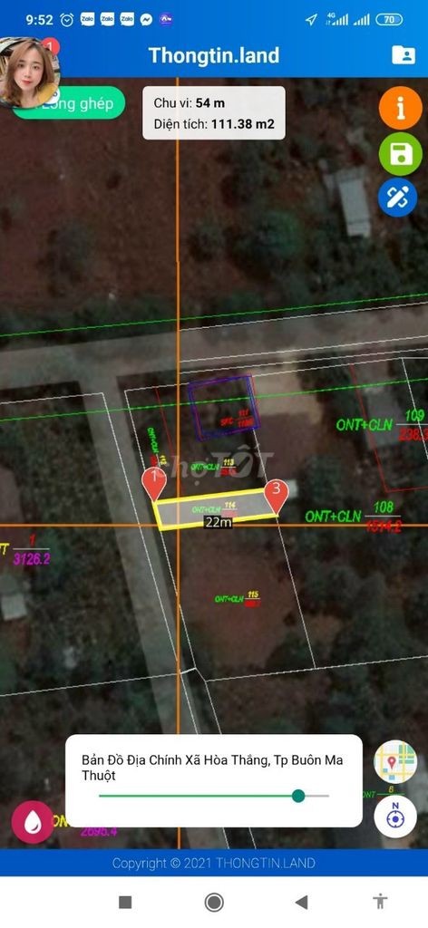 Bán gấp lô đất đẹp tại Hoà Tháng thành phố Buôn Mê Thuột giá 475 triệu, lh 0931947979