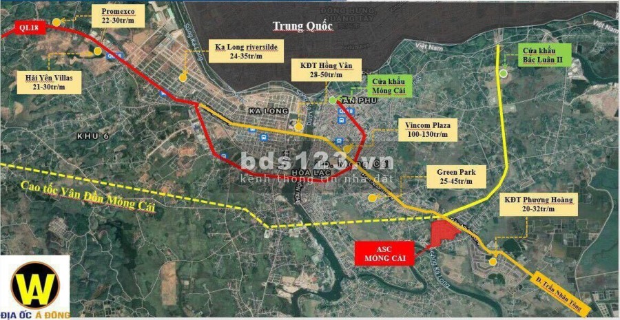 Dự án ASC cầu Bà Mai đường cao tốc Vân Đồn Móng Cái gần cửa khẩu Bắc Luân 2