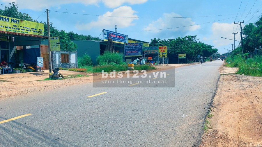 Đất thổ cư Bàu Bàng, mặt tiền chợ kinh doanh diện tích 5x20 thổ cư full 100% sổ sẵn