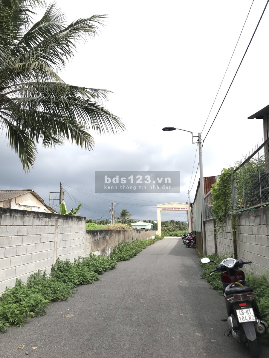 Đất thổ cư sổ hồng tiêng, thành phố Tân An giá rẽ chỉ 499 triệu hỗ trợ vay ngân hàng