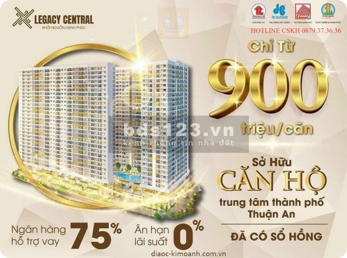 Căn hộ cao cấp giá tốt nhất thành phố Thuận An chỉ thanh toán trước 15%, hỗ trợ vay 75 %