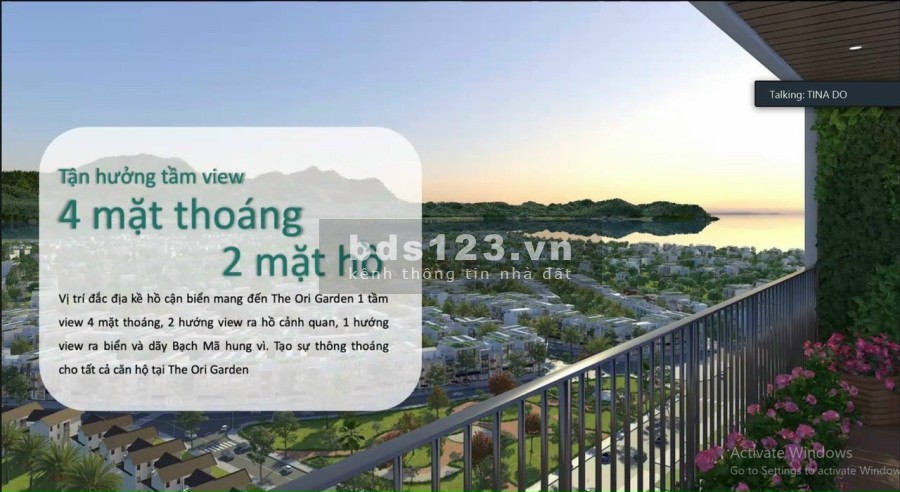 Bán căn hộ chung cư The Ori Garden giá chỉ từ '950tr/căn' có pháp lý rõ ràng
