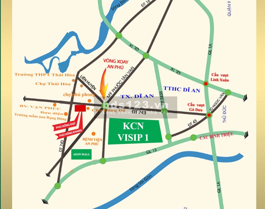 Đất chính chủ cần ra gấp lô đất trong khu dân cư Phú Hồng Khang - Phú Hồng Đạt