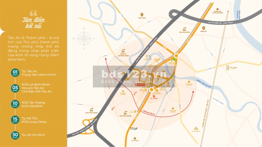 Đất thổ cư sổ hồng tiêng, thành phố Tân An giá rẽ chỉ 499 triệu hỗ trợ vay ngân hàng